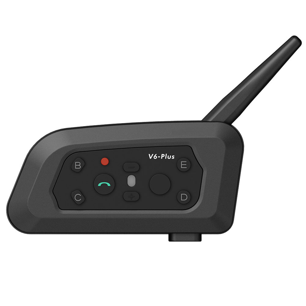 V6 Helmet Bluetooth Headset with Full-Duplex Intercom