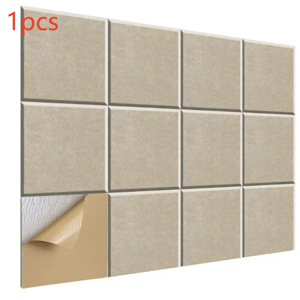 Self-Adhesive Sound Absorbing Wall Panels