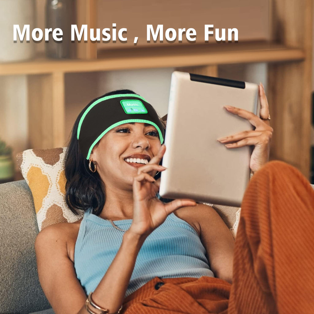 Bluetooth Sports Headband Headphones for Sleep and Yoga
