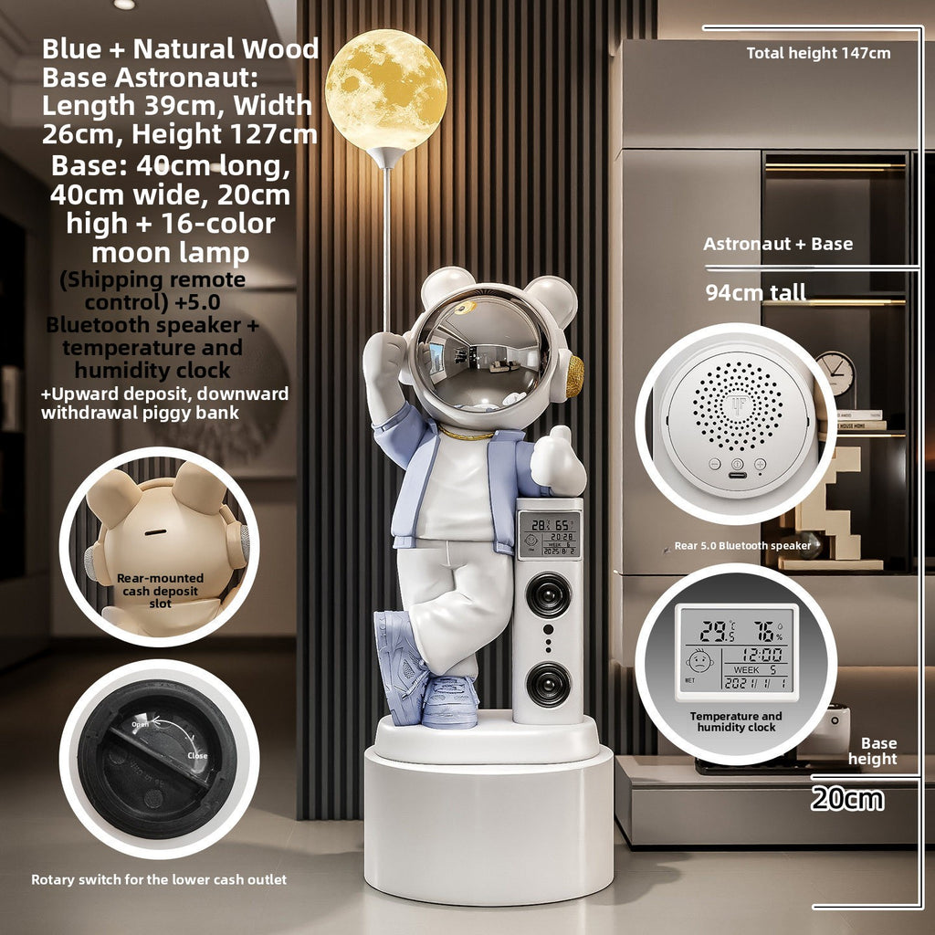 Astronaut spaceman figurine speaker