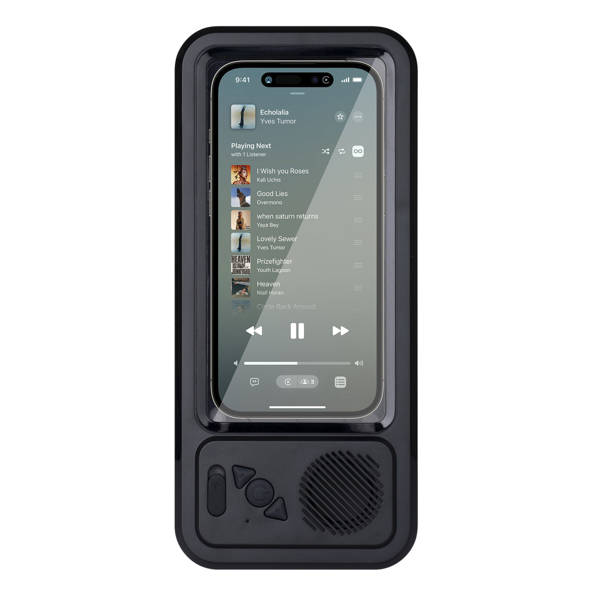 Waterproof Bluetooth Speaker Phone Holder