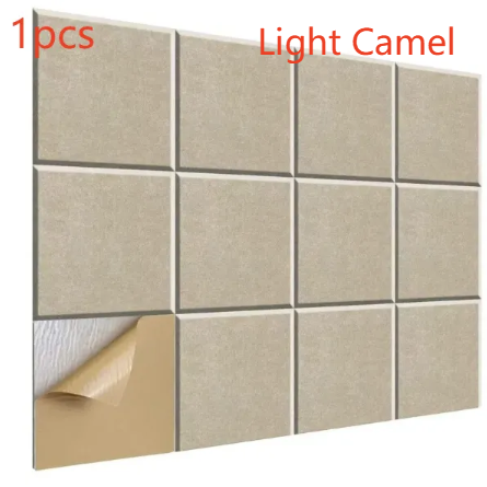 Self-Adhesive Sound Absorbing Wall Panels