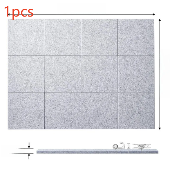 Self-Adhesive Sound Absorbing Wall Panels
